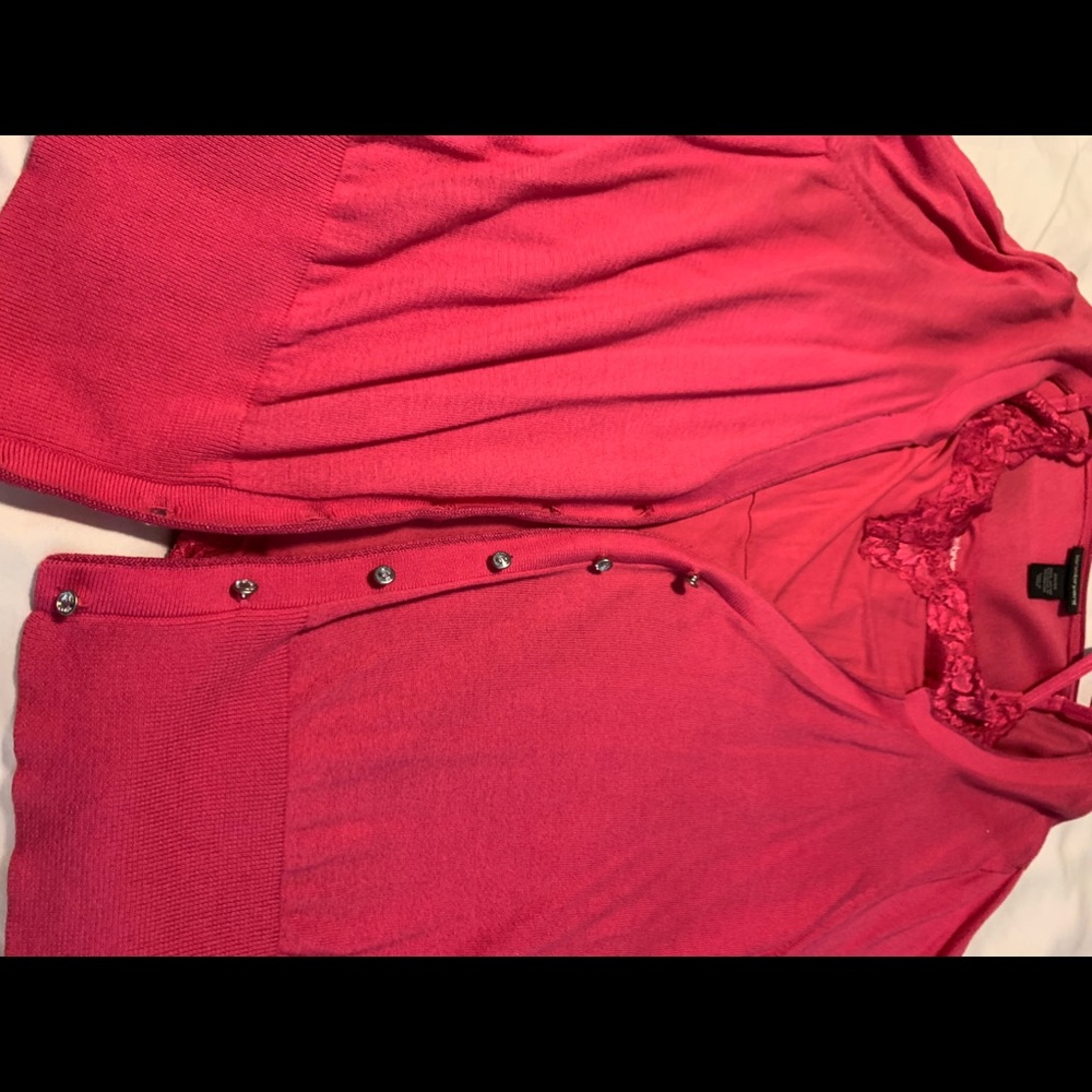 Sweater and tank top